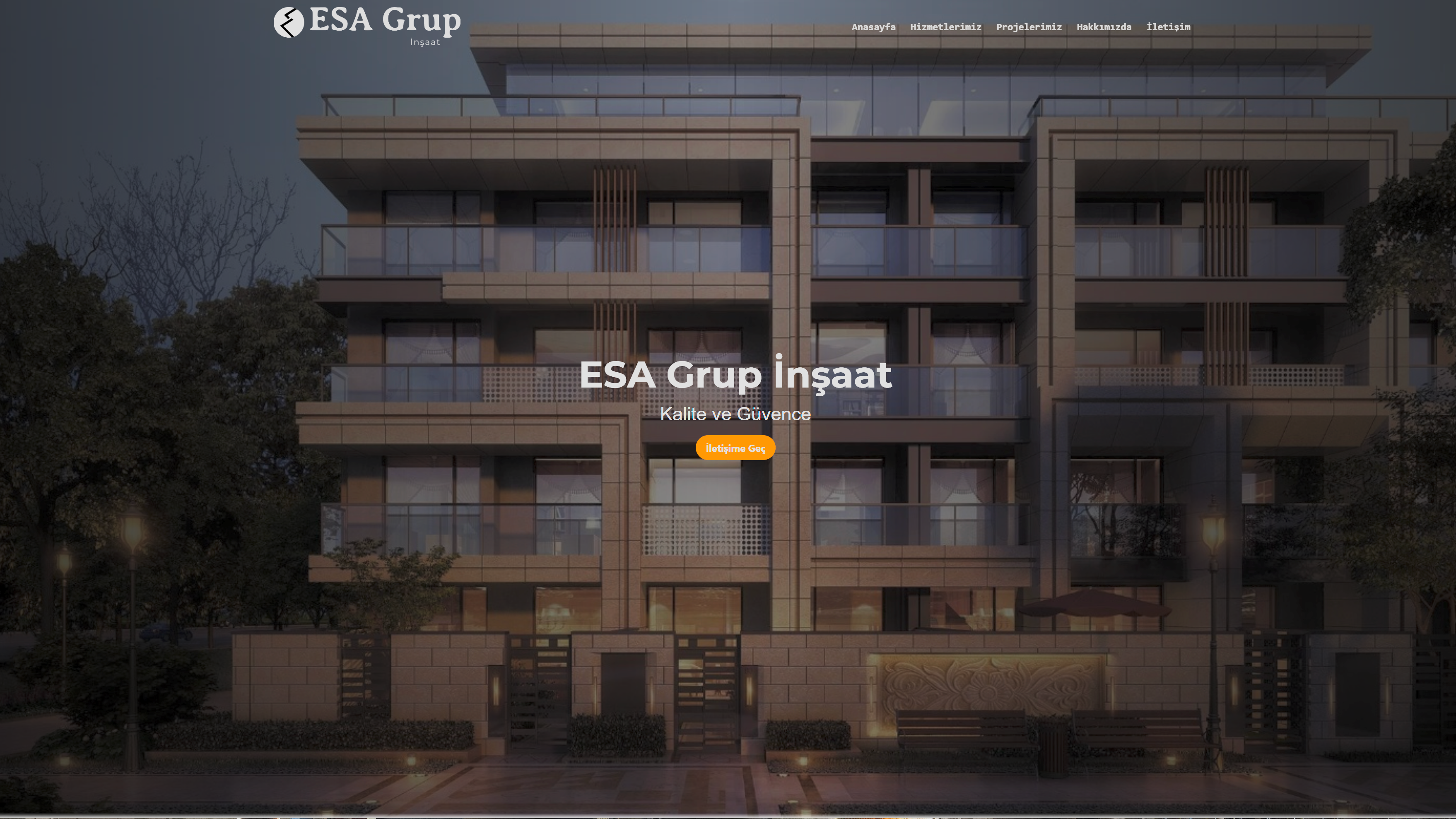 ESA Grup İnşaat Web